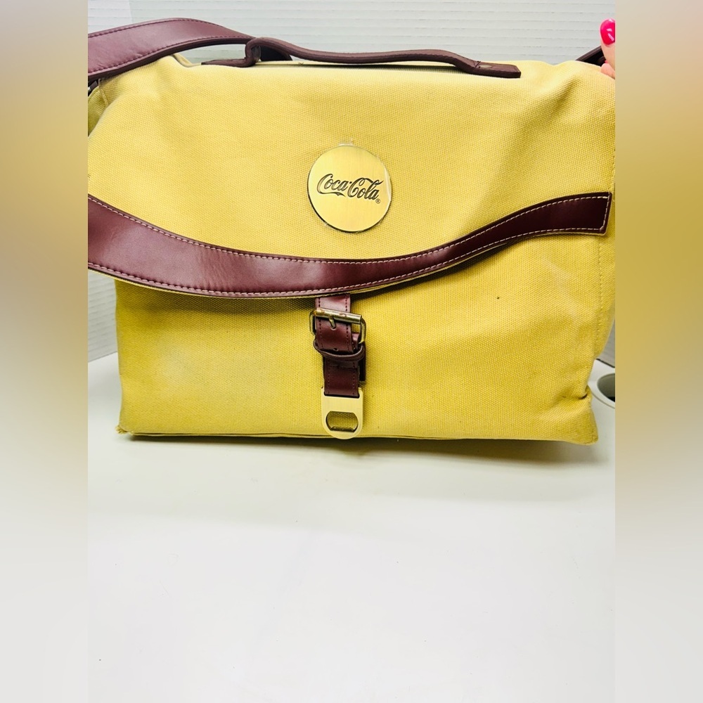 Coca Cola Canvas/Leather Meseenger Bags Large